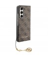 Guess GUHCZFD5GF4GBR F946 Z Fold5 brown/brown hardcase 4G Charms Collection