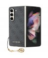 Guess GUHCZFD5GF4GGR F946 Z Fold5 gray/gray hardcase 4G Charms Collection