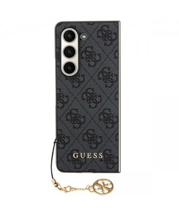 Guess GUHCZFD5GF4GGR F946 Z Fold5 gray/gray hardcase 4G Charms Collection