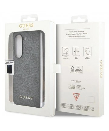 Guess GUHCZFD5GF4GGR F946 Z Fold5 gray/gray hardcase 4G Charms Collection