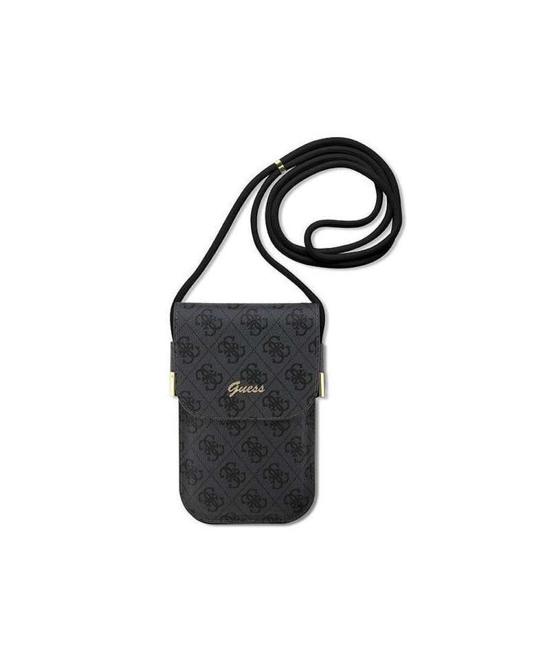 Guess 4G Metal Script Logo handbag - black