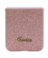 Guess Glitter Script case for Samsung Galaxy Z Flip 5 - pink