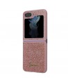 Guess Glitter Script case for Samsung Galaxy Z Flip 5 - pink