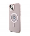 Karl Lagerfeld IML Choupette MagSafe case for iPhone 15 Plus - pink