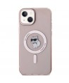 Karl Lagerfeld IML Choupette MagSafe case for iPhone 15 Plus - pink