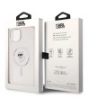 Karl Lagerfeld IML Choupette MagSafe case for iPhone 15 Plus - pink