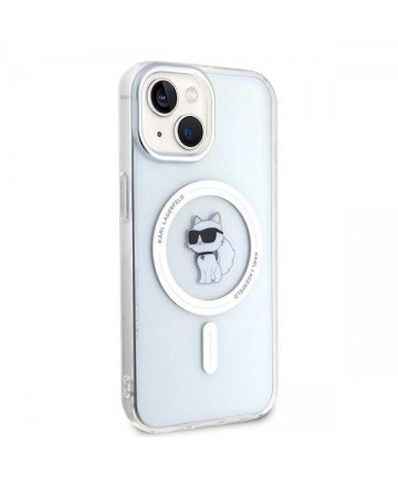 Karl Lagerfeld IML Choupette MagSafe case for iPhone 15 - transparent
