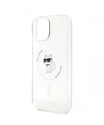 Karl Lagerfeld IML Choupette MagSafe case for iPhone 15 - transparent