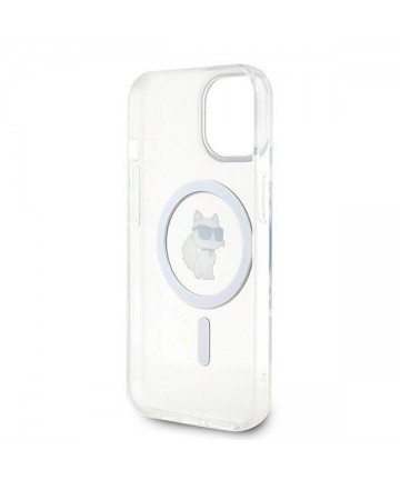 Karl Lagerfeld IML Choupette MagSafe case for iPhone 15 - transparent