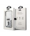 Karl Lagerfeld Liquid Glitter Ikonik case for iPhone 15 Pro - transparent