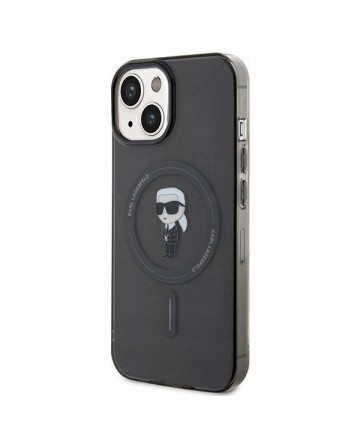Karl Lagerfeld IML Ikonik MagSafe case for iPhone 15 - black