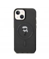 Karl Lagerfeld IML Ikonik MagSafe case for iPhone 15 - black
