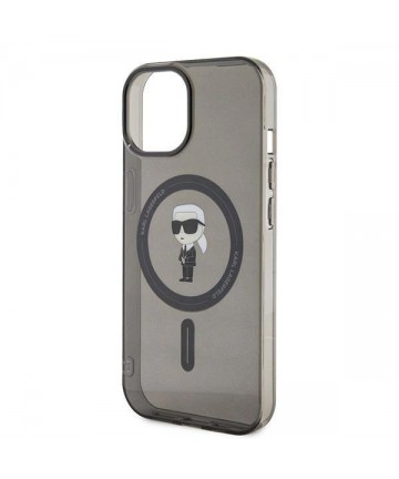 Karl Lagerfeld IML Ikonik MagSafe case for iPhone 15 - black