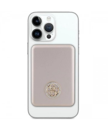 Guess MagSafe 4G Strassed Metal Logo induction power bank 15W 5000mAh - gold