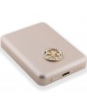 Guess MagSafe 4G Strassed Metal Logo induction power bank 15W 5000mAh - gold