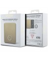 Guess MagSafe 4G Strassed Metal Logo induction power bank 15W 5000mAh - gold