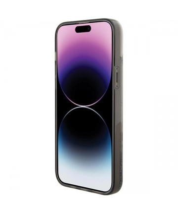 Karl Lagerfeld Liquid Glitter Choupette case for iPhone 15 Plus - transparent