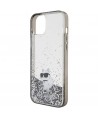 Karl Lagerfeld Liquid Glitter Choupette case for iPhone 15 Plus - transparent