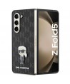 Karl Lagerfeld Saffiano Monogram Ikonik Pin case for Samsung Galaxy Z Fold 5 - black