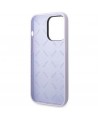Guess GUHCP14XSLSMU iPhone 14 Pro Max 6.7" purple/purple hard case Silicone Vintage Gold Logo