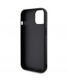Guess Quilted Metal Logo case for iPhone 15 - black
