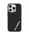 Karl Lagerfeld 3D Rubber Multi Logo case for iPhone 15 Pro - black