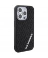 Karl Lagerfeld 3D Rubber Multi Logo case for iPhone 15 Pro - black