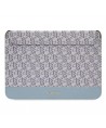 Guess GCube Stripes case for a 16" laptop - blue