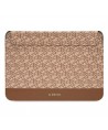 Guess GCube Stripes case for a 16" laptop - brown
