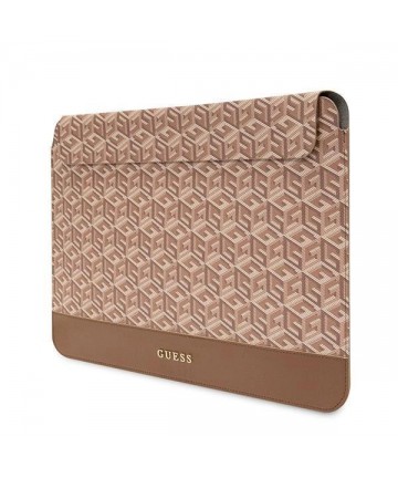 Guess GCube Stripes case for a 16" laptop - brown