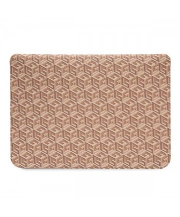 Guess GCube Stripes case for a 16" laptop - brown