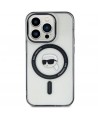 Karl Lagerfeld KLHMP15MHKHNOTK iPhone 15 Plus 6.7" transparent hardcase IML Karl`s Head MagSafe