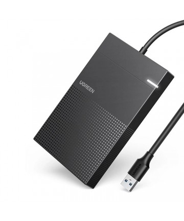 Ugreen hard disk enclosure 2.5 ' USB 3.2 Gen 1 5Gbps bay for HDD SSD with USB cable black (30719 CM471)