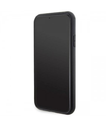 Karl Lagerfeld Gripstand Saffiano Choupette Pins Case for iPhone 11 / Xr - Black