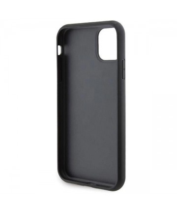 Karl Lagerfeld Gripstand Saffiano Choupette Pins Case for iPhone 11 / Xr - Black