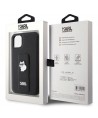 Karl Lagerfeld Gripstand Saffiano Choupette Pins Case for iPhone 11 / Xr - Black