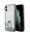 Karl Lagerfeld Liquid Glitter Choupette case for iPhone 11 / Xr - transparent