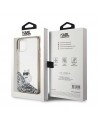 Karl Lagerfeld Liquid Glitter Choupette case for iPhone 11 / Xr - transparent