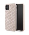 Karl Lagerfeld Quilted K Pattern case for iPhone 11 / Xr - pink