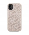 Karl Lagerfeld Quilted K Pattern case for iPhone 11 / Xr - pink