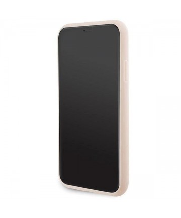 Karl Lagerfeld Quilted K Pattern case for iPhone 11 / Xr - pink