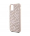 Karl Lagerfeld Quilted K Pattern case for iPhone 11 / Xr - pink