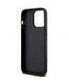 Karl Lagerfeld Gripstand Saffiano Choupette Pins Case for iPhone 13 Pro / 13 - Black