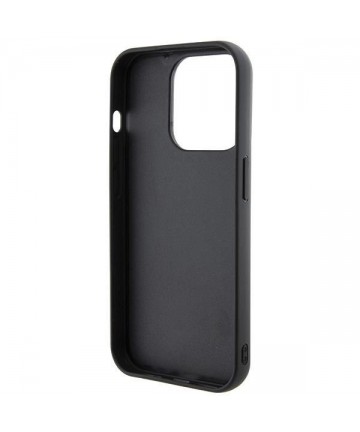 Karl Lagerfeld Gripstand Saffiano Karl&Choupette Pins case for iPhone 13 Pro / 13 - black