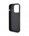 Karl Lagerfeld Gripstand Saffiano Karl&Choupette Pins case for iPhone 13 Pro / 13 - black
