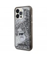 Karl Lagerfeld Liquid Glitter Choupette case for iPhone 13 Pro / 13 - transparent