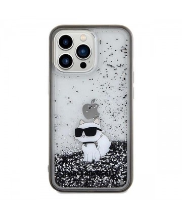 Karl Lagerfeld Liquid Glitter Choupette case for iPhone 13 Pro / 13 - transparent