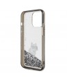 Karl Lagerfeld Liquid Glitter Choupette case for iPhone 13 Pro / 13 - transparent
