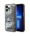 Karl Lagerfeld Liquid Glitter Choupette case for iPhone 13 Pro Max - transparent
