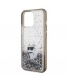 Karl Lagerfeld Liquid Glitter Choupette case for iPhone 13 Pro Max - transparent